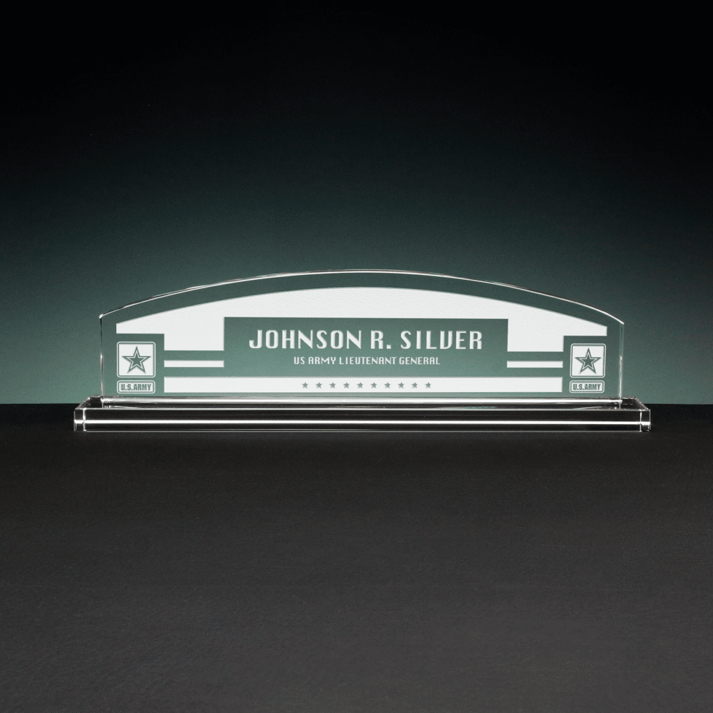 Arch Nameplate, Optic