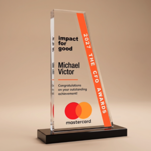 Affinity Award, Acrylic