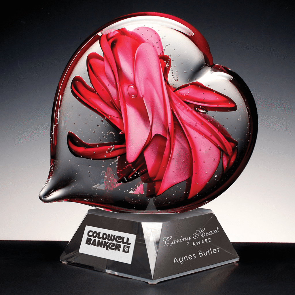 Caring Heart, Art Glass
