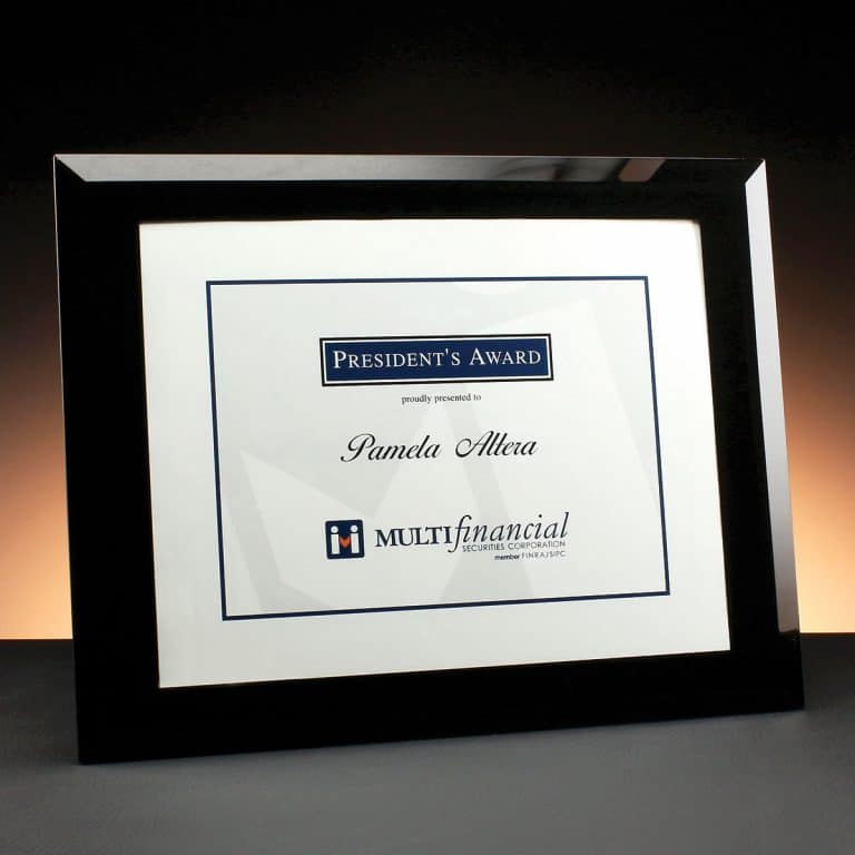 Certificate Frame Glassical Designs Awards, Trophies, Corporate Gifts