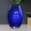 Cobalt Oval Vase