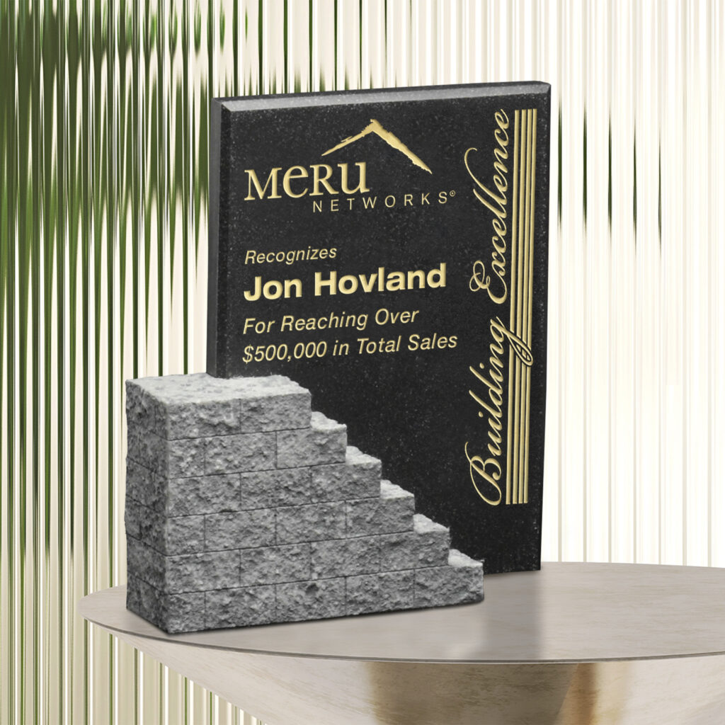 Cornerstone Award, Black Optic & Stone