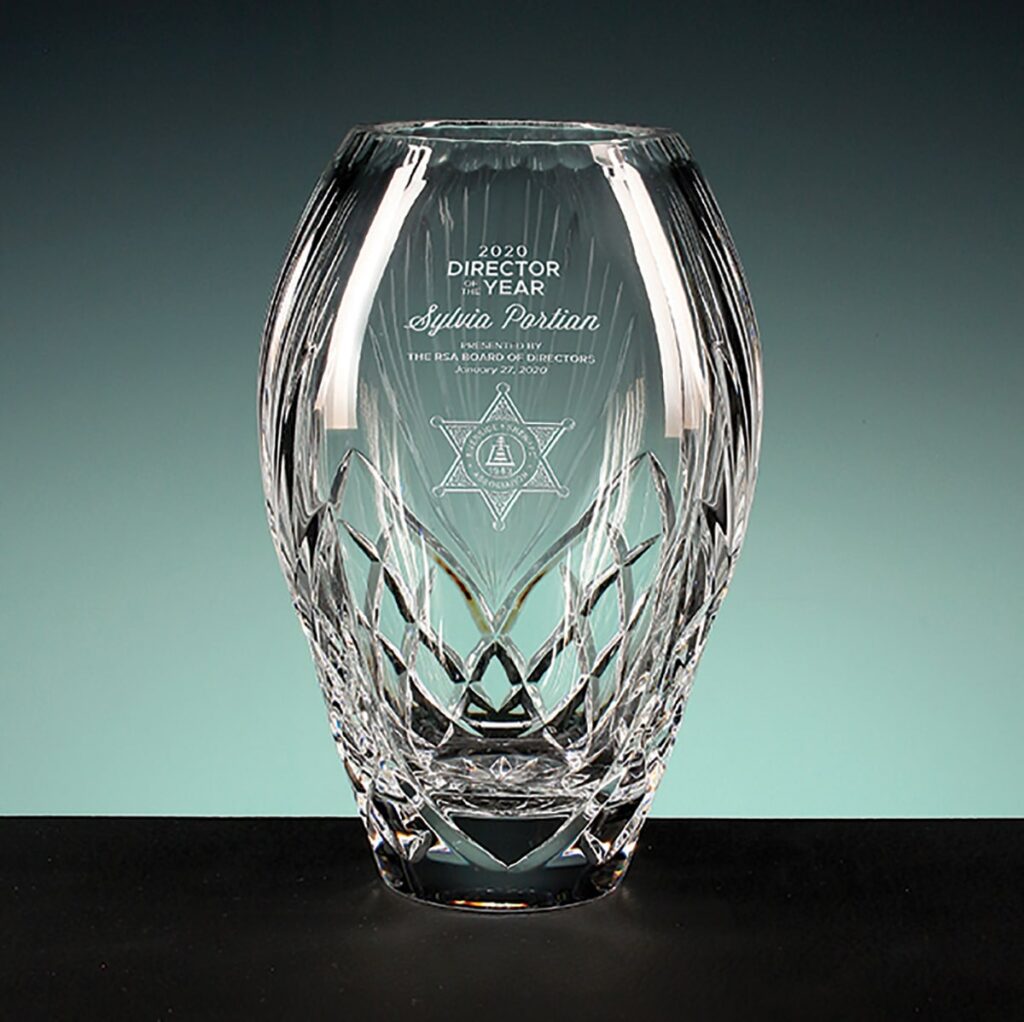 Durham Tulip Vase, Optic