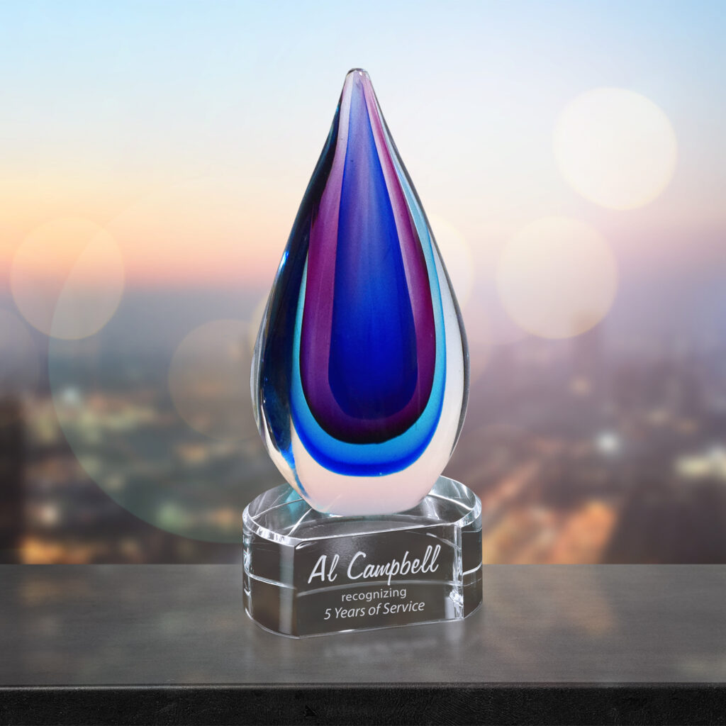 Elegance Award, Art Glass
