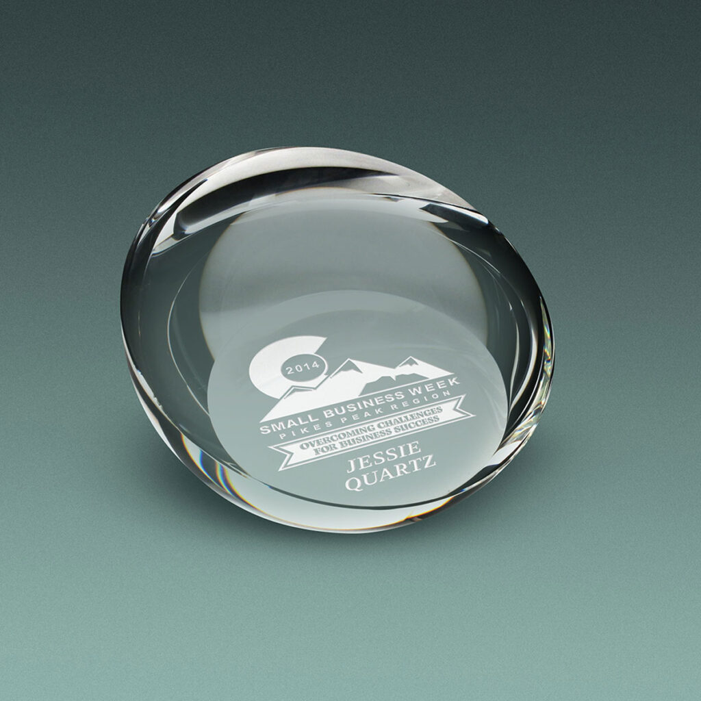 Halo Paperweight, Optic