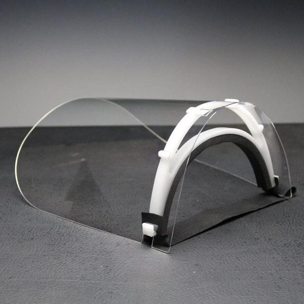 Standard Face Shield - top view