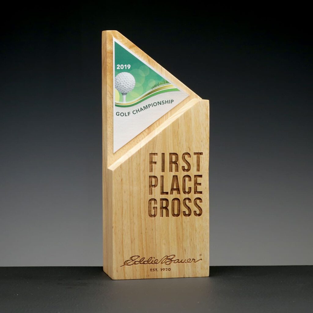 Intrepid Award, Rubber Wood