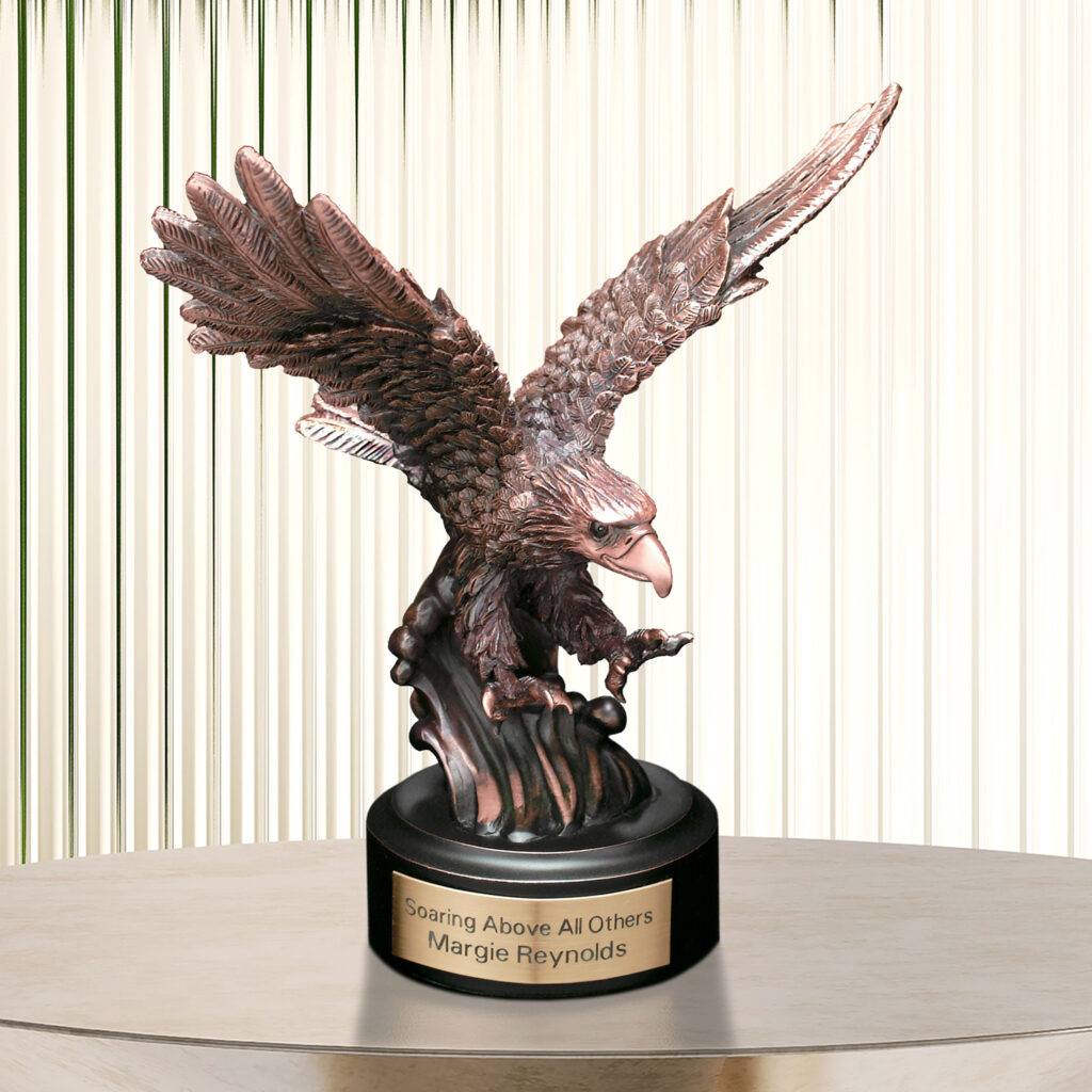 Landing Eagle, Bronze & Resin
