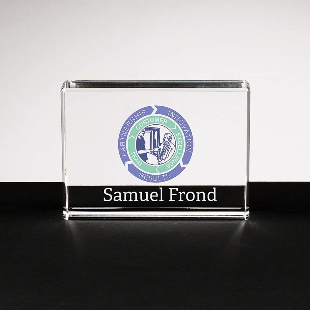 Rectangle Paperweight, Optic