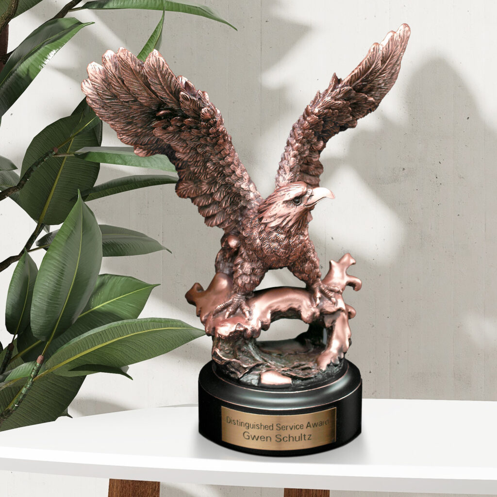 Perched Eagle, Bronze