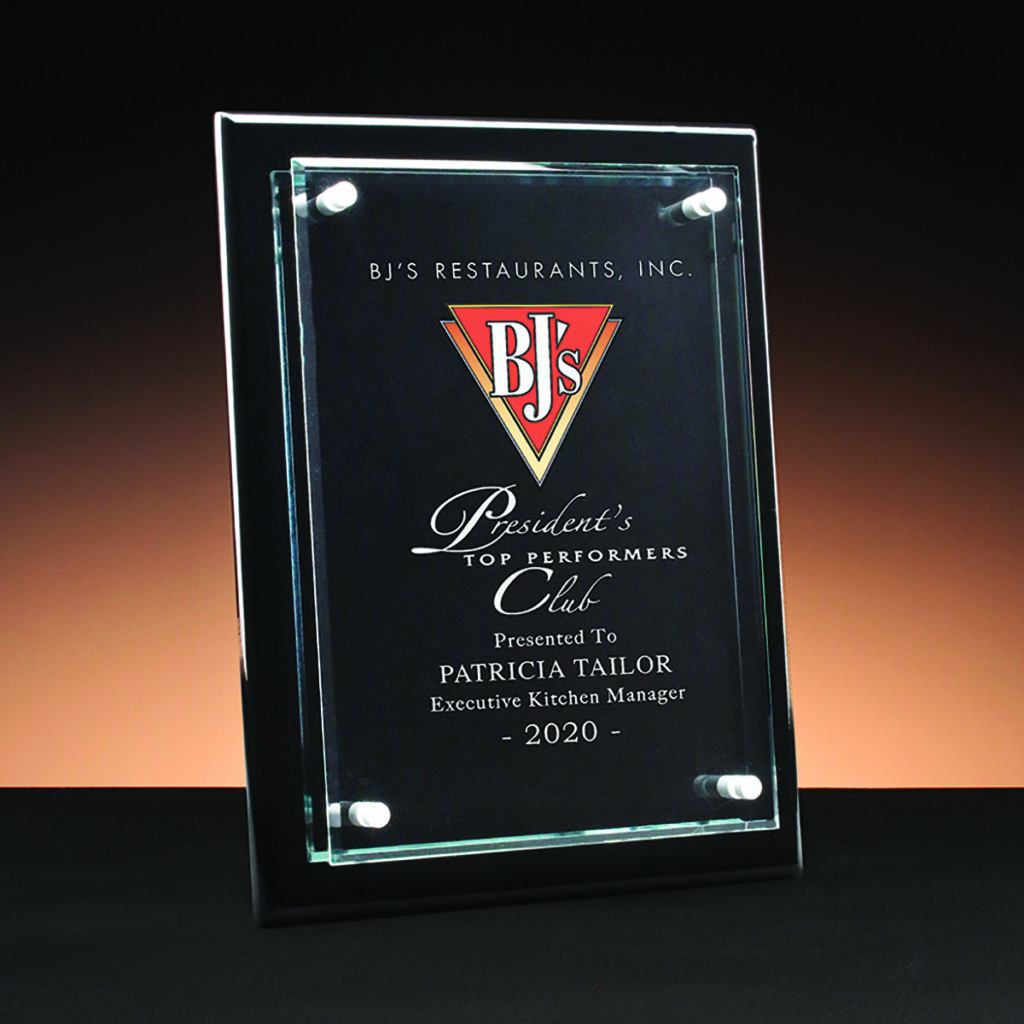 Piano Finish Wall Plaque, Black Wood