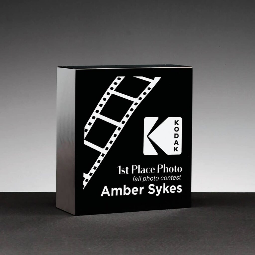 Simple Square - Black, Black Optic